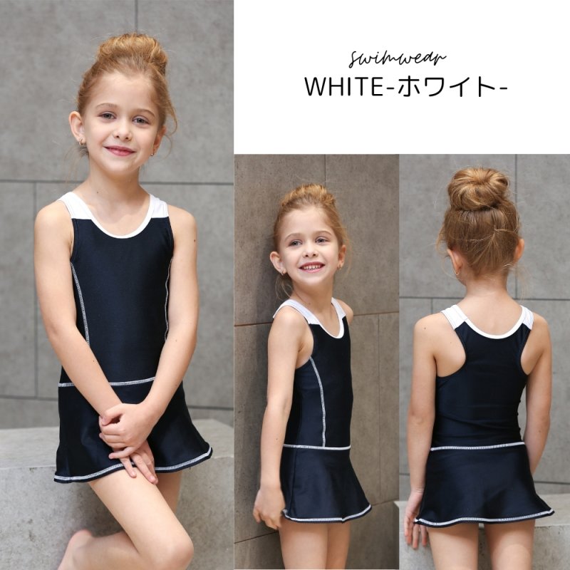 画像9: ワンピース型スクール水着School学校水着 (9)