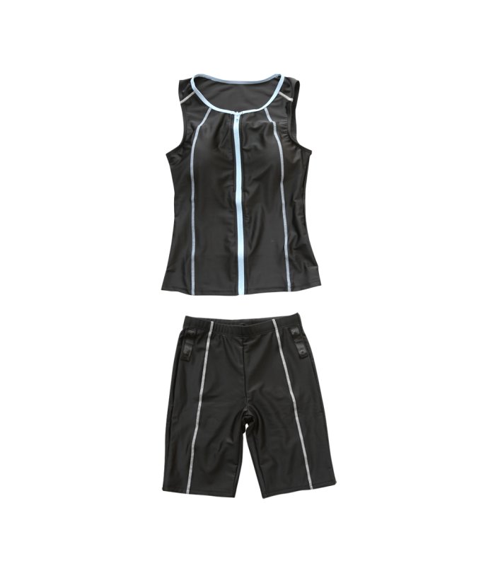 画像6: スポーツ　タンクフィットネス　水着 キャップ付き (6)