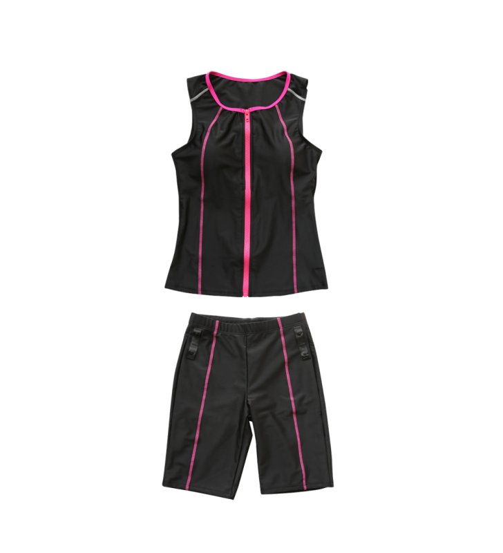 画像11: スポーツ　タンクフィットネス　水着 キャップ付き (11)