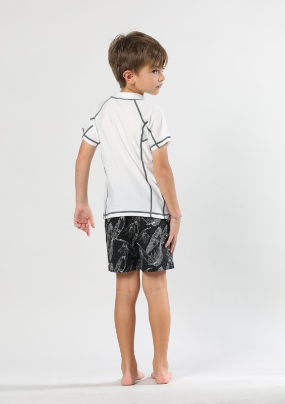 画像6: フランドシーマライン半袖T子供水着 (6)