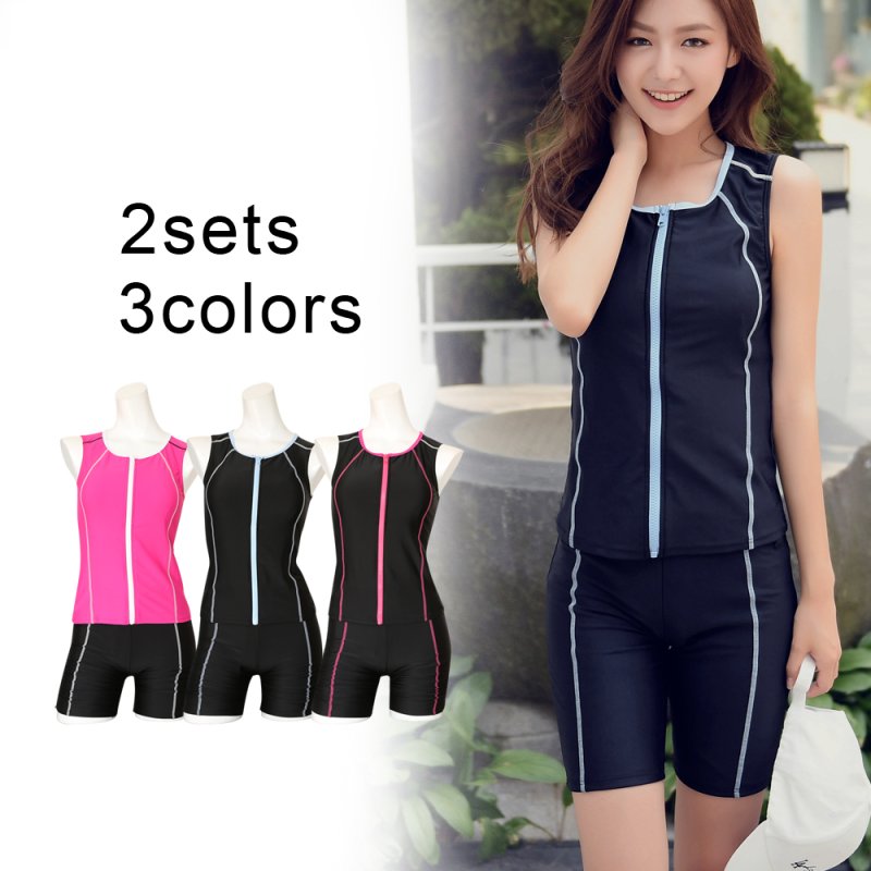 画像24: スポーツ　タンクフィットネス　水着 キャップ付き (24)