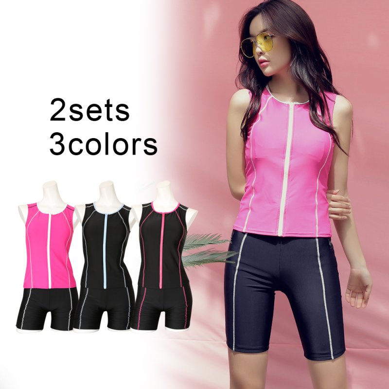 画像23: スポーツ　タンクフィットネス　水着 キャップ付き (23)