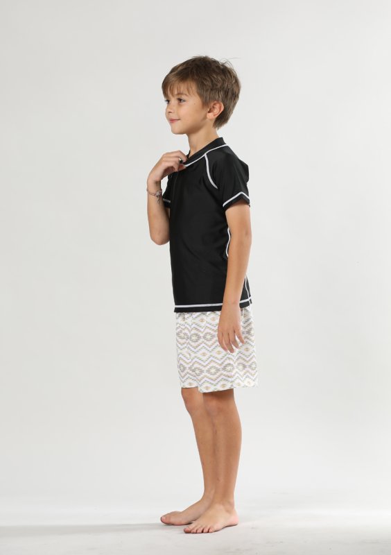 画像13: フランドシーマライン半袖T子供水着 (13)