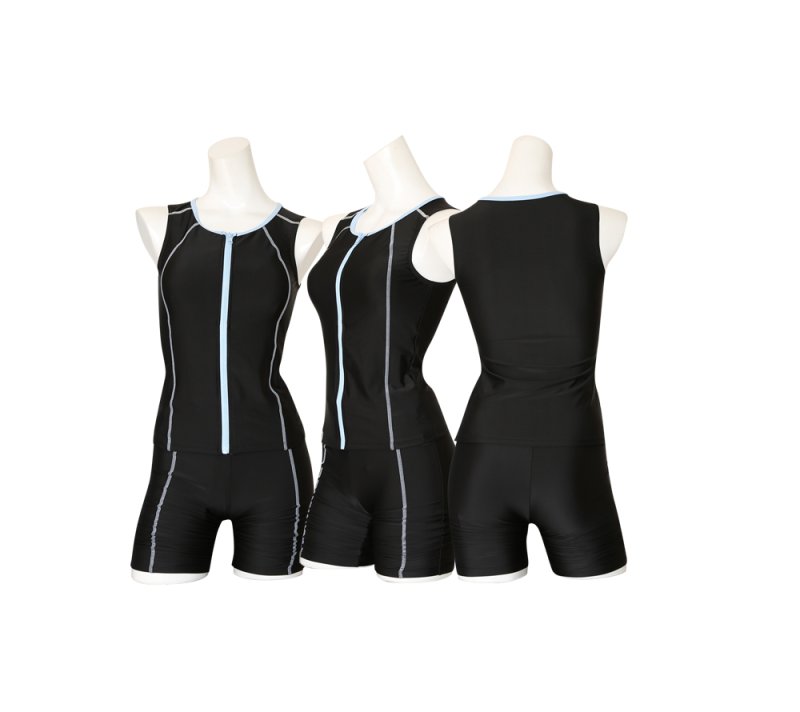 画像7: スポーツ　タンクフィットネス　水着 キャップ付き (7)