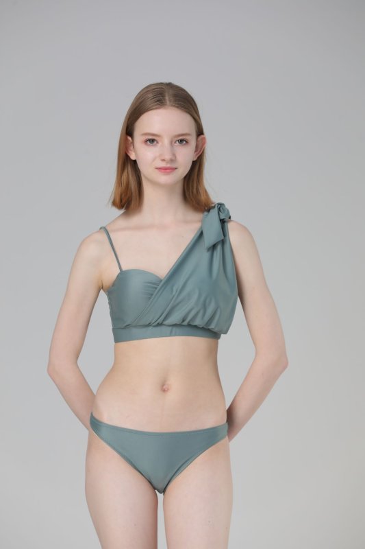 画像8: ワンショルダービキニセット水着 (8)