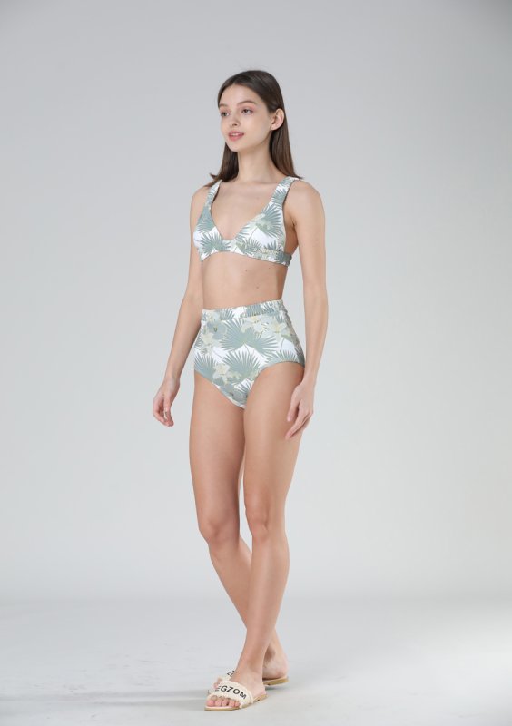 画像7: ハイウェストビキニ2点セット水着 (7)