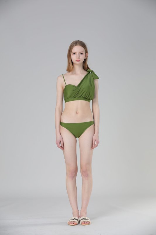 画像4: ワンショルダービキニセット水着 (4)