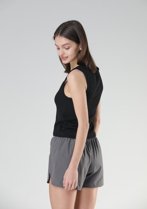 画像22: インナーカップつきタンキニとショーツとショットパンツ付3点セット水着 (22)