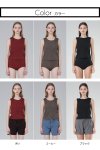 画像5: インナーカップつきタンキニとショーツとショットパンツ付3点セット水着 (5)