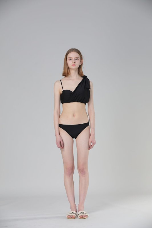 画像2: ワンショルダービキニセット水着 (2)