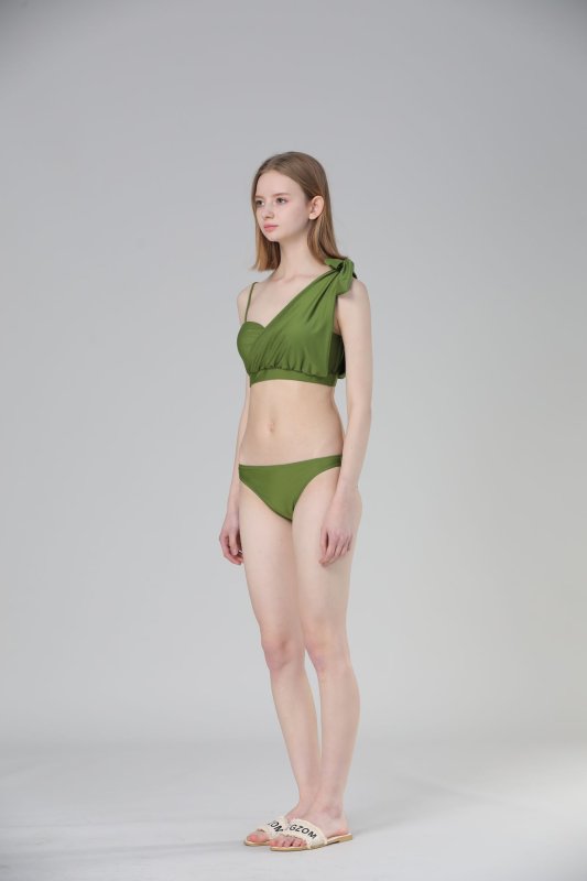 画像5: ワンショルダービキニセット水着 (5)