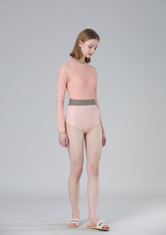 画像12: 長袖モノキニ水着 (12)