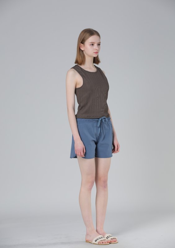 画像15: インナーカップつきタンキニとショーツとショットパンツ付3点セット水着 (15)