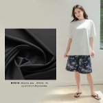 画像9: 半袖ラッシュガードと膝までロングショット布帛パンツ、タンキニトップス、四角ショーツと水着4点セット体系カバー (9)