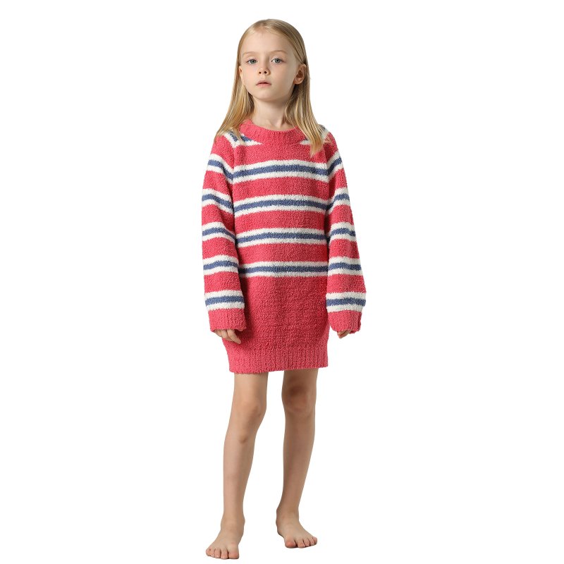 画像6: 子供用モコモコワンピース高質ルームウェア (6)