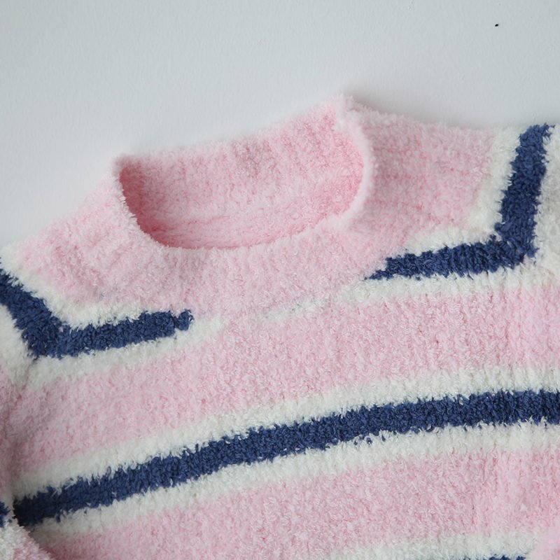 画像17: 子供用モコモコワンピース高質ルームウェア (17)