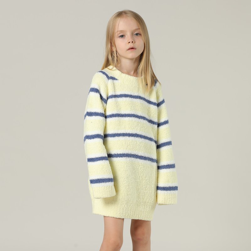 画像3: 子供用モコモコワンピース高質ルームウェア (3)