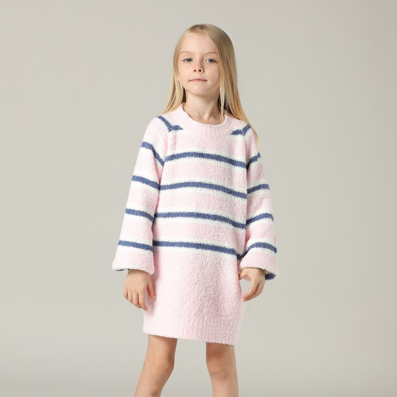 画像8: 子供用モコモコワンピース高質ルームウェア (8)