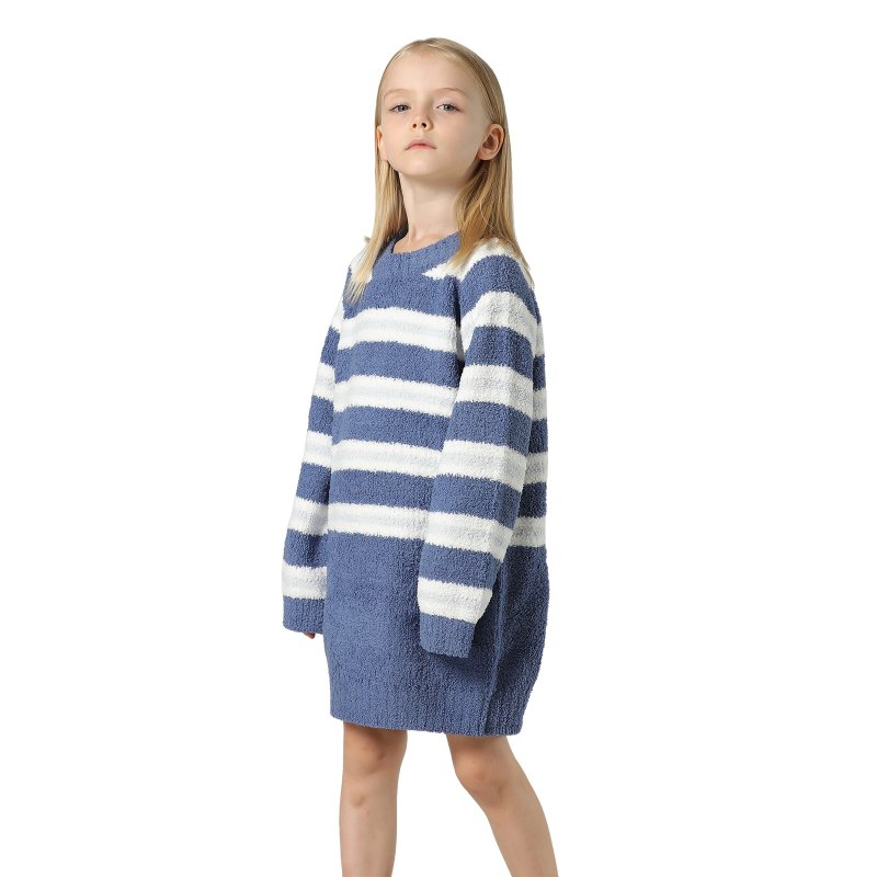 画像11: 子供用モコモコワンピース高質ルームウェア (11)