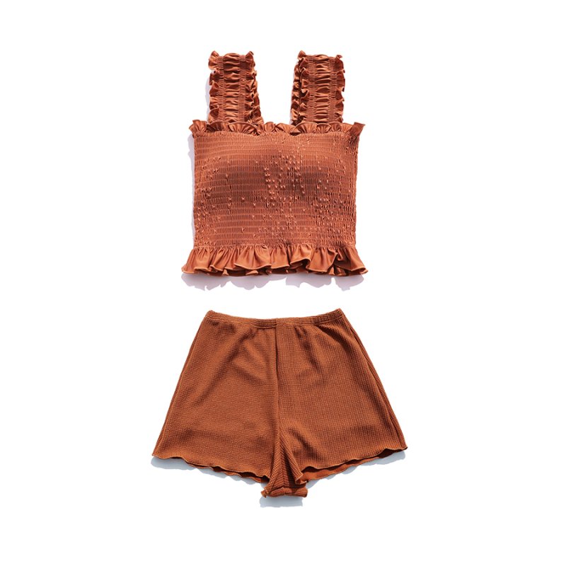 画像21: シャーリングチップとインナー着きスカパンセット水着 (21)