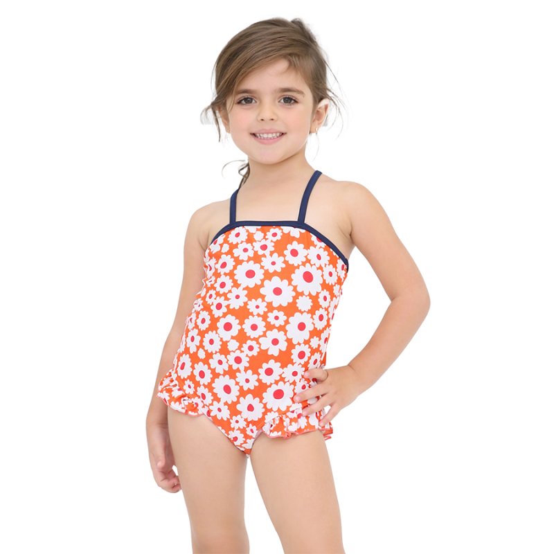 画像13: KIDSワンピース花柄水着　キッズスイムウェア　女の子 水着女の子 KIDSワンピース 花柄水着 キッズスイムウェア 水着花柄 スイミングウェア 水遊び　 (13)