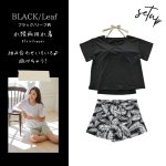 画像17: インナータンキニ付きTシャツ インナーパンツ付きショットパンツ 二点セット体系カバー水着 (17)