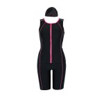 画像4: スポーツ　タンクフィットネス　水着 キャップ付き (4)