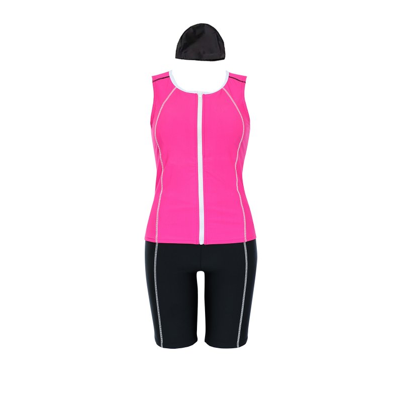 画像3: スポーツ　タンクフィットネス　水着 キャップ付き (3)