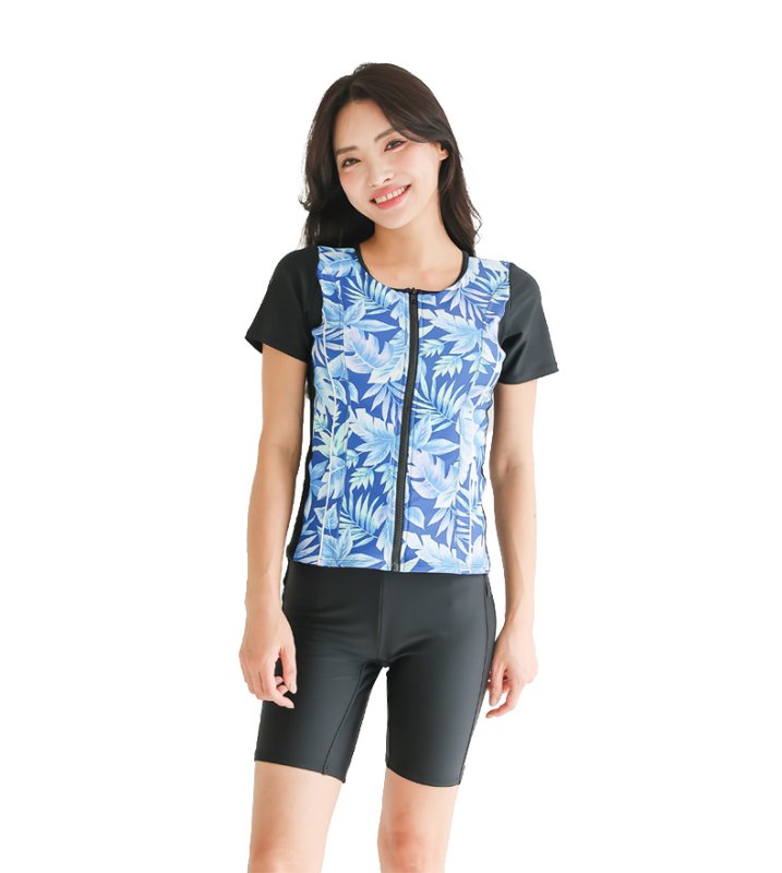 画像34: めぐれ防止　ボタン着き　フィットネス　帽子付き　水着セット (34)