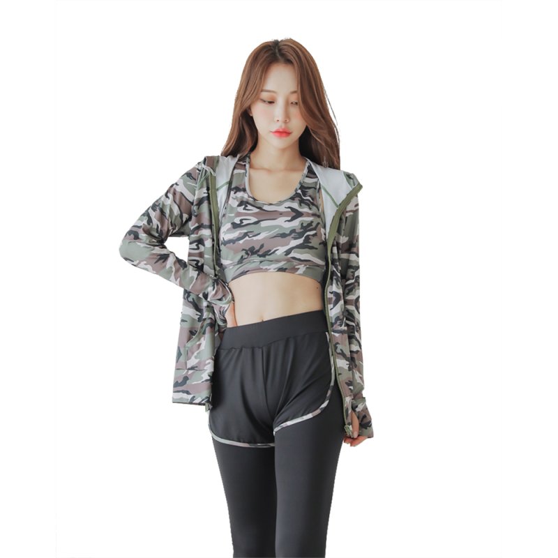 画像9: ヨガウェアセット レディース 上下セット スポーツウェア トレーニングウェア (9)