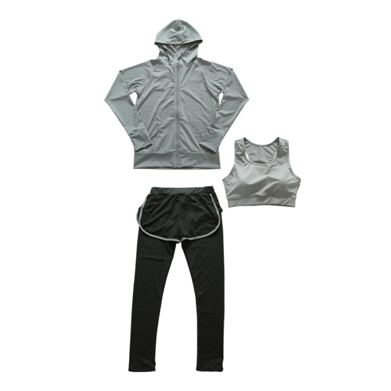 画像20: ヨガウェアセット レディース 上下セット スポーツウェア トレーニングウェア (20)