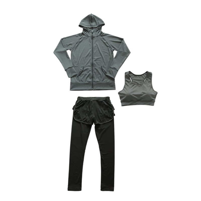 画像19: ヨガウェアセット レディース 上下セット スポーツウェア トレーニングウェア (19)