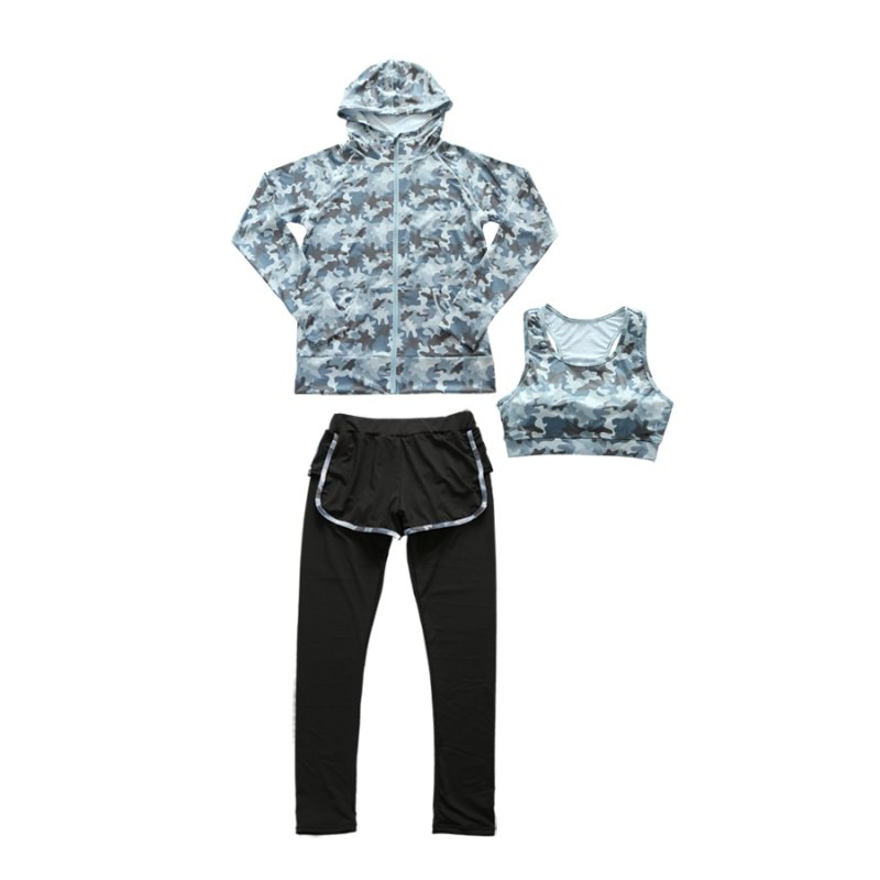 画像21: ヨガウェアセット レディース 上下セット スポーツウェア トレーニングウェア (21)