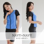 画像15: めぐれ防止　ボタン着き　フィットネス　帽子付き　水着セット (15)