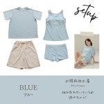 画像23: 半袖Tシャツとショットパンツとタンクトップスとショーツと四点セット体系カバー水着 水着 レディース 体型カバー 4点セット 半袖シャツラッシュガード ショートパンツ セパレート (23)