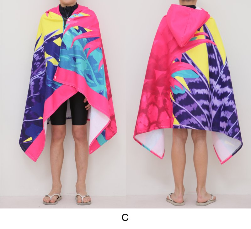 画像6: ピーチタオル キャップ付 子供用バスローブ バスタオル 仮面ライダーゼロワン バスタオル チップとデール キッズ 水泳タオル スポーツタオル フード付き タオルキャップ ドライキャップ 着る毛布 ガールズ ボーイズ 海水浴 旅行用 家庭用 (6)