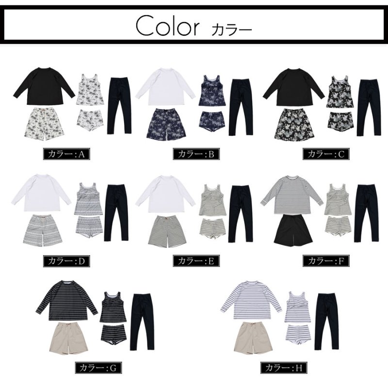 画像2: ロング袖Tシャツ　膝までロングショットパンツ　タンキニトップス　四角ショーツ　レギンス　５点セット水着 タンキニ水着 レディース 体型カバー 長袖シャツ ラッシュガード ハーフパンツ セット水着カバーアップ　 [SW508] (2)