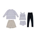 画像11: ロング袖Tシャツ　膝までロングショットパンツ　タンキニトップス　四角ショーツ　レギンス　５点セット水着 タンキニ水着 レディース 体型カバー 長袖シャツ ラッシュガード ハーフパンツ セット水着カバーアップ　 [SW508] (11)