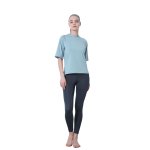 画像17: ヨガ単品Tシャツ スポーツシャツ レディース 冷感 半袖 ヨガウェア トップス スポーツシャツ 半袖速　乾　シンプルカラー [YGW20-17] (17)