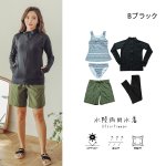 画像11: ラッシュガード　布帛ショットパンツ　タンキニ上下セット　レギンス　水着5点セット　体型カバー セパレート タンキニ 長袖 5点セット フード付き パーカー レギンス uvカットupf50+ プール 海 海水浴 サウナ　ヨガウェア [SW503] (11)