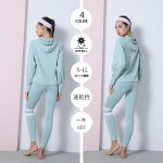 画像10: ヨガレギンス ヨガパンツ レディース シリーズ ヨガレギンス レディース ヨガウェア スポーツタイツ 美尻 吸汗速乾 ハイウエスト トレーニング スポーツタイツ 9分丈 吸汗速乾 [SYZ3056] (10)
