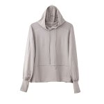 画像17: ロングヨガ単品パーカー　スポーツウェア ヨガウェア トップス レディース 長袖 ヨガシャツ ハイネック ジャケット フルジップ パーカー ジップアップ フィットネス トレーニング おしゃれ ロングスリーブ [SYZ3025] (17)