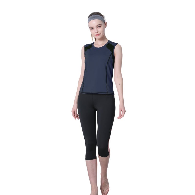 画像17: タンクTシャツ　スポーツブラー　7分レギンス　ヨガ3点セット 揺れないスポーツブラジャー しっかりサポート ヨガブラ トレーニング レディース 伸張 おしゃれ 完璧な形状 快適な動き [SYZ3054] (17)