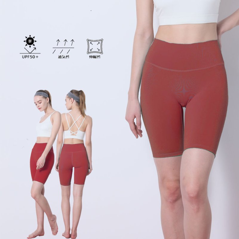 画像13: 5分ヨガレギンス レギンス レディース 五分丈 ヨガパンツ ヨガウェア スポーツウエア 美脚 美尻 ハイウエスト ハーフパンツ ショートパンツ ヨガスパッツ ジムウェア フィットネス トレーニング タイツ 速乾 ストレッチ おしゃれ [SYZ3059] (13)