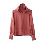 画像18: ロングヨガ単品パーカー　スポーツウェア ヨガウェア トップス レディース 長袖 ヨガシャツ ハイネック ジャケット フルジップ パーカー ジップアップ フィットネス トレーニング おしゃれ ロングスリーブ [SYZ3025] (18)