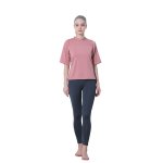 画像16: ヨガ単品Tシャツ スポーツシャツ レディース 冷感 半袖 ヨガウェア トップス スポーツシャツ 半袖速　乾　シンプルカラー [YGW20-17] (16)