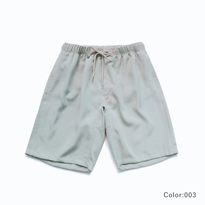 画像10: 膝まで布帛メンズパンツ　水が溜まらない　メッシュインナー付き　布帛速乾素材　ポケット付き　ウェスト調整紐　膝まで長さ　男用水着パンツ　ランニング　無地シンプル　プリント柄 [SLV32130] (10)