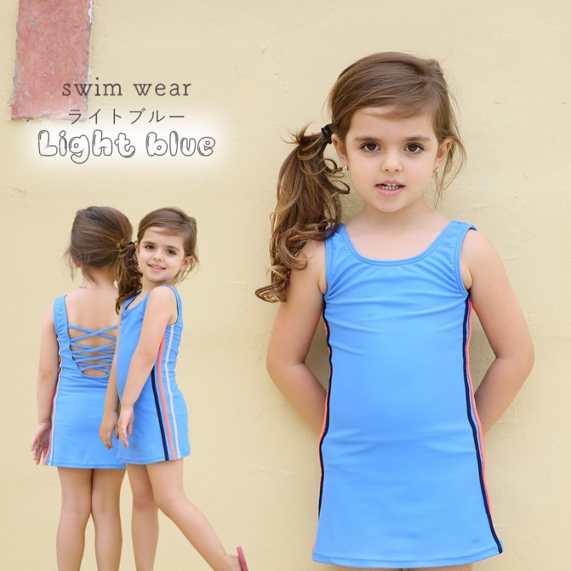 画像3: 水着メーカー OEMスクール水着 キッズスクール水着 水着 女の子ワンピース水着 女子用ワンピース型 [UPF50+紫外線対策加工] [SL1908] (3)
