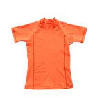 画像5: 男児半袖　無地シンプル　水着ウェア　ラッシュガード キッズ 半袖 ハイネック 男の子 女の子 水着 スイムウェア 接触冷感 UVカット 吸汗速乾 水陸両用 [SL1916] (5)