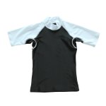 画像8: 男児半袖シンプル水着ウェア　ッシュガード キッズ 半袖 ハイネック UVカット 半袖シャツ 水着 tシャツ スイムウェア スポーツシャツ ジュニア 水陸両用 吸湿速乾 [SL1920] (8)